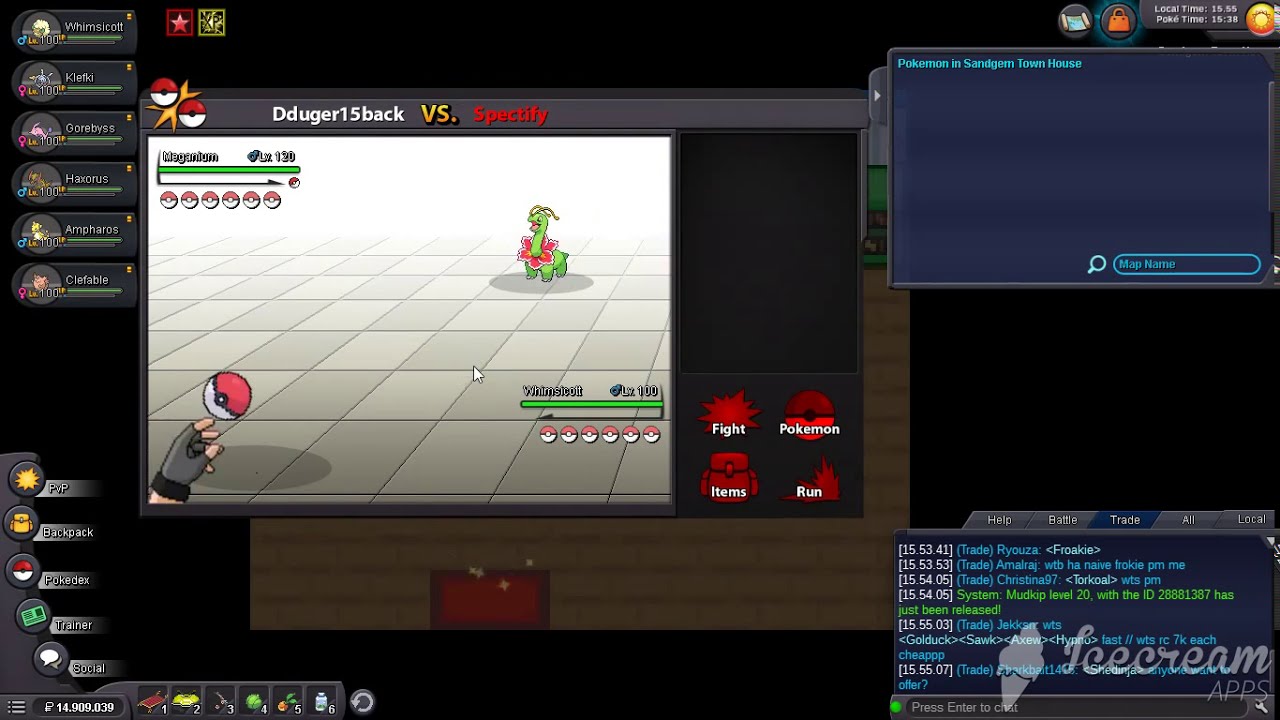 POKEMON REVOLUTION ONLINE BATON PASS TEAM HARD MODE, SPECIFY BOSS