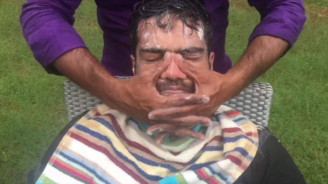 ASMR GREATEST Head Massage by Baba Cosmic BarberBABA in BOMBAY Head