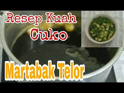 Resep Kuah Cuko Martabak Telur