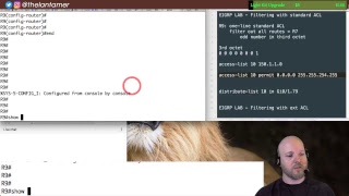 ⁣day 28 - EIGRP route filtering with prefix lists, ACLs