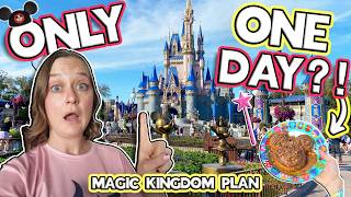 ONLY One Day at Magic Kingdom?! (How to Beat Crowds & Do it ALL)
