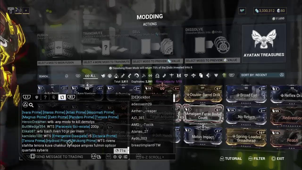 Warframe farm wisp