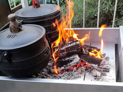 Traditional South African potjie