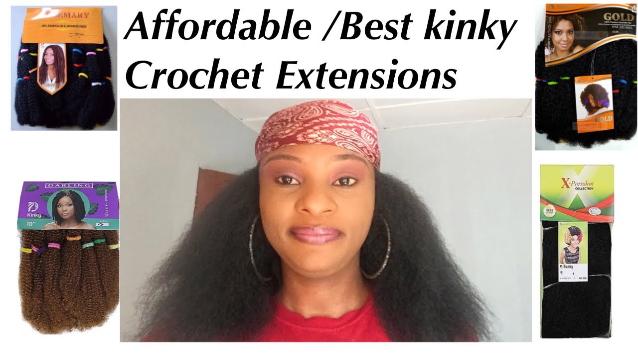 Best/Affordable kinky Crochet Extensions In The Market| Different Hairstyles To Make With Kinky