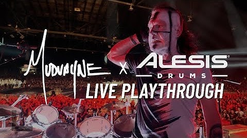 Alesis Drums BACKSTAGE | Mudvayne "Primates" Live with Hybrid Electronic/Acoustic Drum Kit