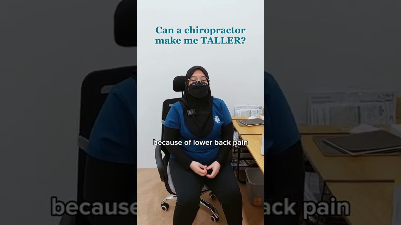 Chiropractors CAN'T make you taller BUT..