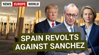 Spain REVOLTS: 80,000 March on Sanchez After Corruption Scandals