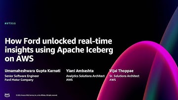 AWS re:Invent 2024 - How Ford unlocked real-time insights using Apache Iceberg on AWS (AUT311)