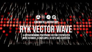 RYK Vector Wave | 4 Operator mono/polyphonic vector synth with 16 VCO's, 8 Env/LFO's and a Joystick.
