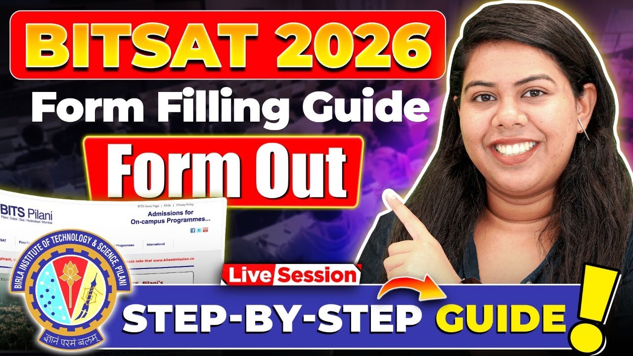 🤩 BITSAT 2026 Form OUT | Application Step-by-Step Guide | BITS Pilani Admissions 