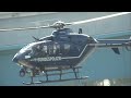 Greetings from the crew, reverse flight and takeoff from the police helicopter EC 135 #pilot #bp