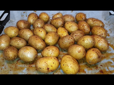 Fırında Bebek Patates Tarifi👌 En Lezzetli Atıştırmalık💯👏👌