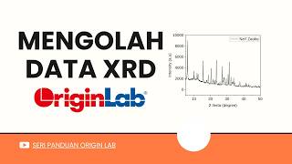 Processing XRD data using Origin Lab