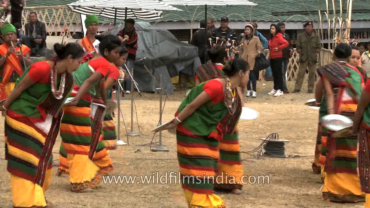 Dimasa-Kachari women dance troupe performing Plate Dance!