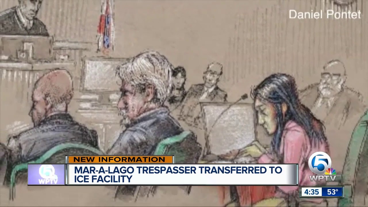 Chinese woman who trespassed at Mar-a-Lago now in ICE custody - YouTube