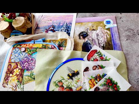 Вышивальные итоги Июля 2023/ Вышивка крестом