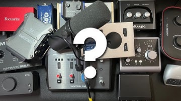 Which audio interfaces work with the Shure SM7B!