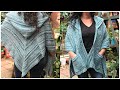 Juliette Hooded Pocket Shawl Crochet Tutorial RIGHT HANDED