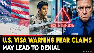 US Visa Rule Update: Fear Claims May Trigger Rejection | Full Details