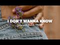 Silience - I Don't Wanna Know (Lyrics) ft. Brenda Mullen