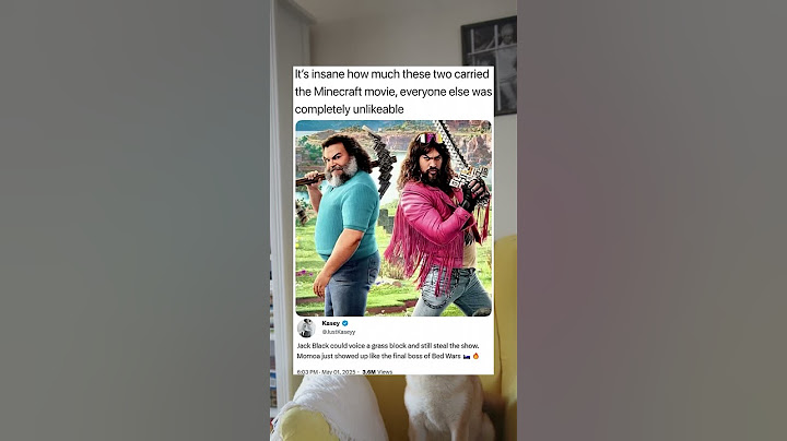 It’s insane how Jack Black and Jason Momoa carried the Minecraft movie