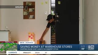 Saving money at warehouse stores