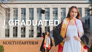 I GRADUATED COLLEGE! ⊹ ࣪ ˖ Lisa&#39;s Northeastern University Grad Vlog