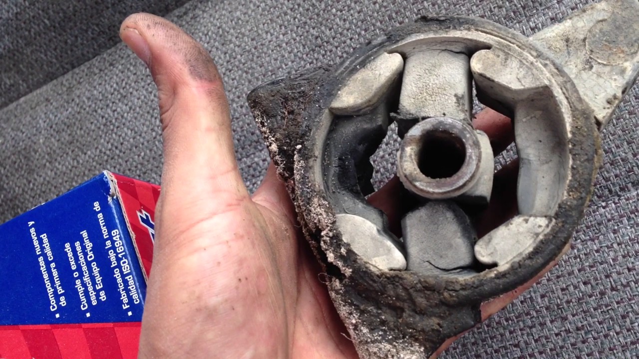 1990 toyota camry - front and rear engine mounts - YouTube