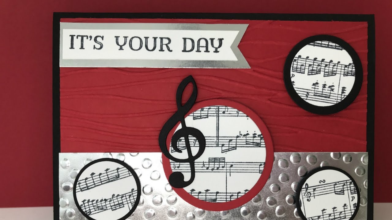 Card Design Idea With Embossing Folders