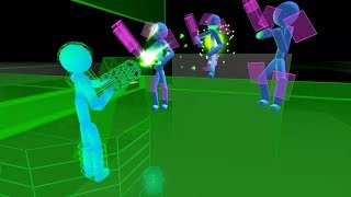 Stickman Neon Gun Warriors - Complete CyberDrome Mission | Android Gameplay | screenshot 3