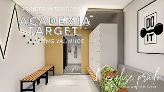 PROJETO ACADEMIA TARGET | REPAGINADA VESTIÁRIOS