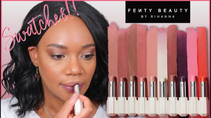 Fenty Slip Shine Sheer Shiny Lipstick Review + Swatches - The Beauty Look  Book