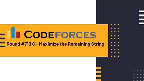 G. Maximize the Remaining String (Codeforces Round #710 (Div. 3))