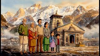 1990s Train Journey Gangotri to Kedarnath & Ganga Aarti | Indian Temples Nostalgia | Ghibli relaxing screenshot 2