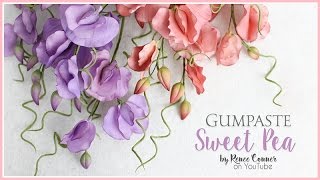 Gumpaste Sweet Pea | Renee Conner