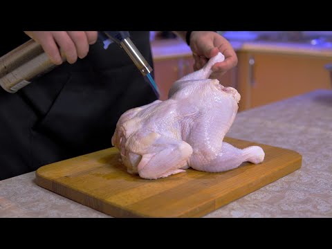 Вот так надо готовить курицу ! Полноценный ужин на семью с гарниром и салатом