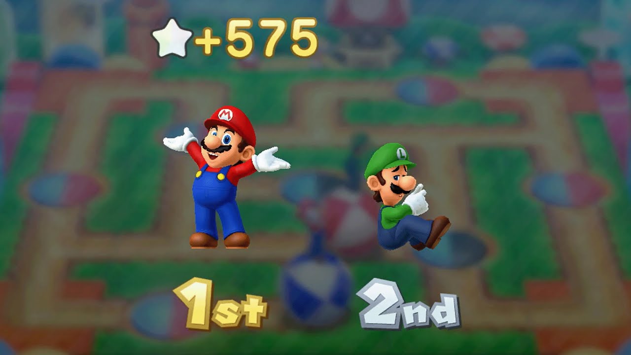 Mario Party 10 - Mario vs Luigi - Whimsical Waters (Master Difficulty)