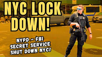 Police LOCK-DOWN Midtown Manhattan! | Exploring United Nations General Assembly