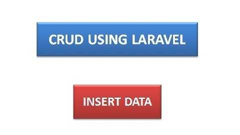 laravel crud with pagination and upload image [Arabic] - #5 insert