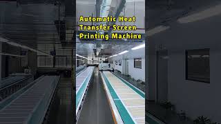Automatic heat transfer table screen printing machine  #screenprinting #printingmachine