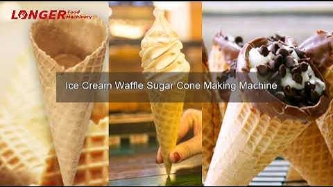 Automatic Sugar & Waffle Cone Making Machine Video