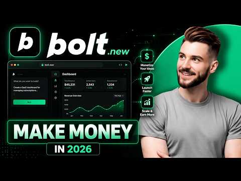 How to Use Bolt.new to Make Money in 2026 (Full Guide)
