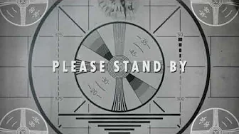 long retro Stand By Screensaver background from fallout 4 video loop no sound no music
