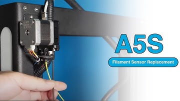 JGMaker A5S 3D Printer Tutorial for filament sensor replacement