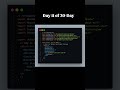 Day 11 of my 30 Day Code Snippet Challenge! NextJS, TailwindCSS #shadcn  #nextjs #tailwindcss