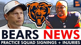 Chicago Bears Practice Squad: Bears Sign 15 Players, Cut 2 Veterans & BAD Injury News