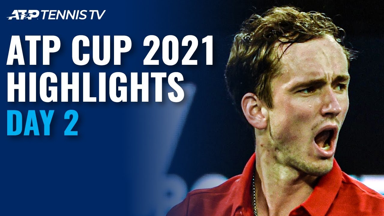 Medvedev Leads Russia; Zverev & Shapovalov Battle | ATP Cup 2021 Highlights Day 2