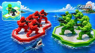 War of Rafts: Crazy Sea Battle Gameplay Walkthrough Part 1 - Build the Ultimate Raft! (Android/iOS)