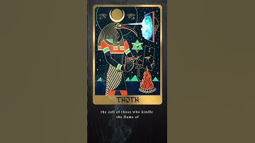 Egyptian God THOTH ~ Esoteric story by visual artist Palehorse