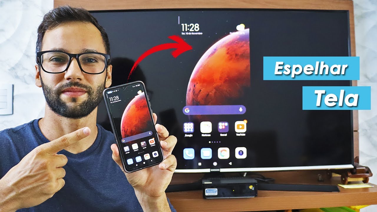 Qual aplicativo que espelha o celular na TV?